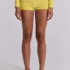 Lemon Velour-minishorts