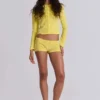 Lemon Velour-minishorts