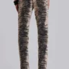 Leona bootcut-Jeans i tiger
