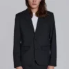 Libertine-blazer i smal passform med nålstreck