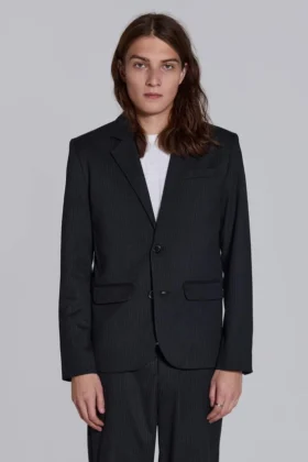 Libertine-blazer i smal passform med nålstreck
