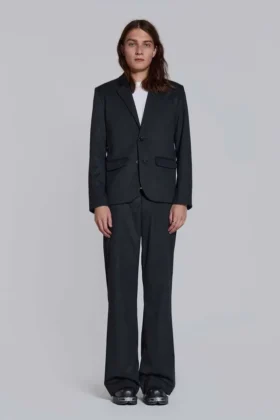 Libertine-blazer i smal passform med nålstreck