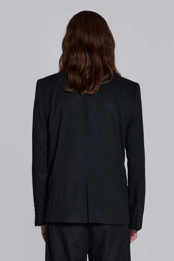 Libertine-blazer i smal passform med nålstreck