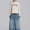 Ljus tvättade Slub XL Colossus Jeans
