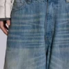 Ljus tvättade Slub XL Colossus Jeans