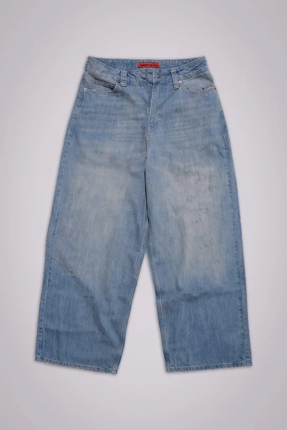 Ljus tvättade Slub XL Colossus Jeans