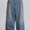 Ljus tvättade Slub XL Colossus Jeans