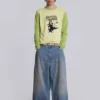 Ljus tvättade Slub XL Colossus Jeans