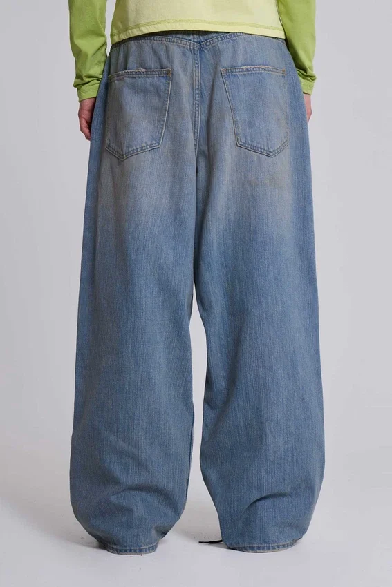 Ljus tvättade Slub XL Colossus Jeans