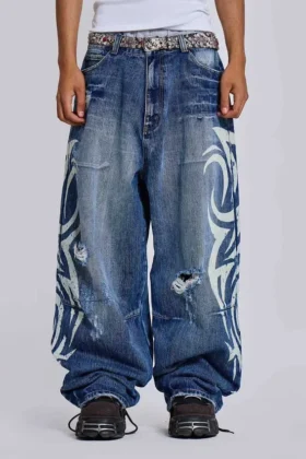 Ljusblå Blade XL Colossus Jeans