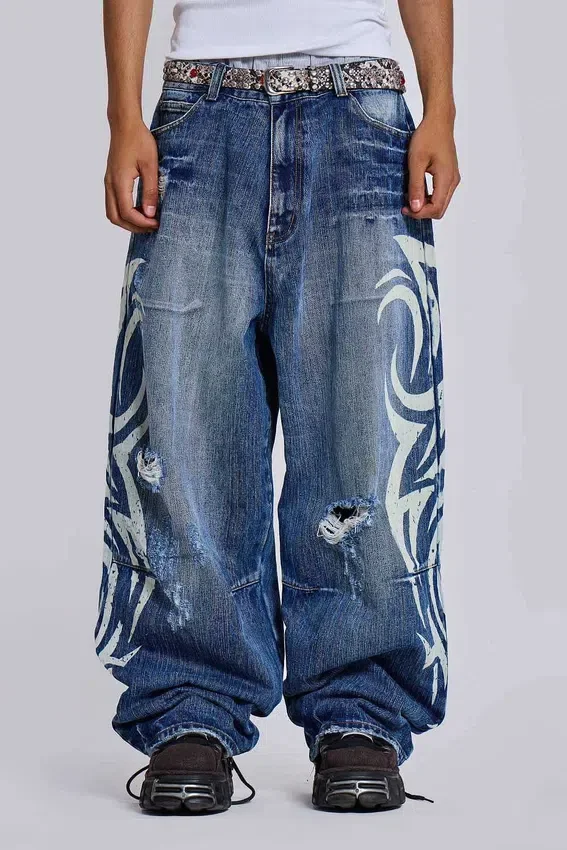 Ljusblå Blade XL Colossus Jeans