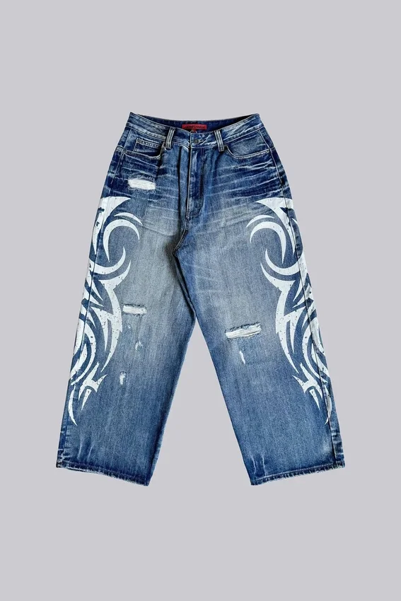 Ljusblå Blade XL Colossus Jeans