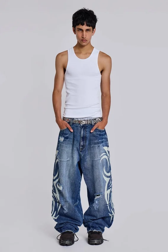 Ljusblå Blade XL Colossus Jeans