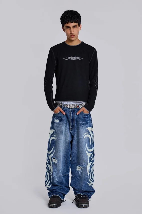 Ljusblå Blade XL Colossus Jeans