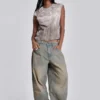 Ljusblå Colossus Fit-jeans