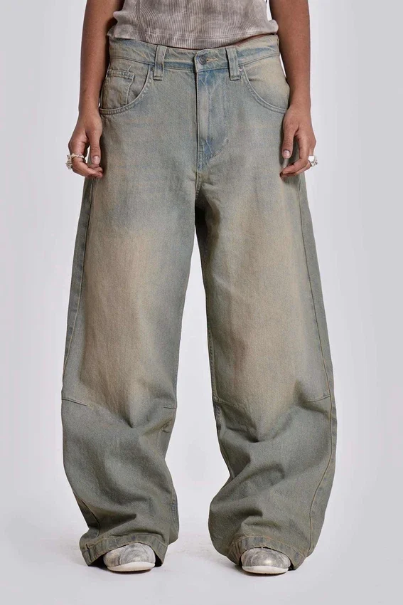 Ljusblå Colossus Fit-jeans