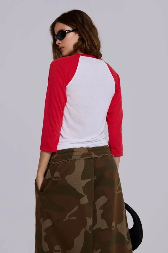 Los Angeles raglan-top