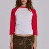 Los Angeles raglan-top