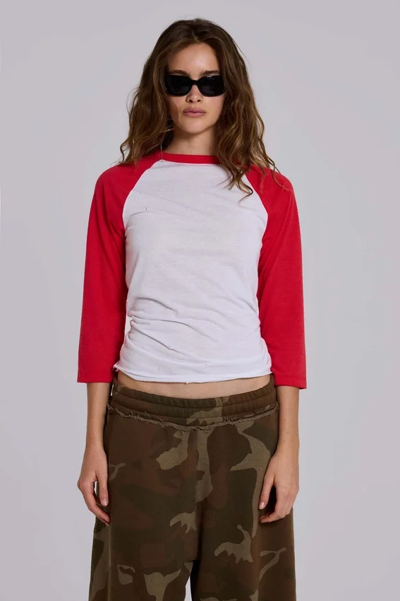 Los Angeles raglan-top