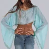 Lunet cape-top med nitar