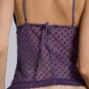 Maude-cami-top med prickmönster