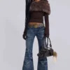 Mellablå Drift-jeans med bootcut