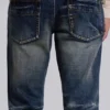 Mellablå Drift-jeans med bootcut