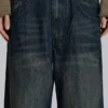 Mellblå Slub Colossus Jeans