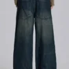 Mellblå Slub Colossus Jeans