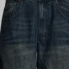 Mellblå Slub Colossus Jeans