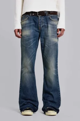 Mid Wash Blue Jude Bootcut Jeans
