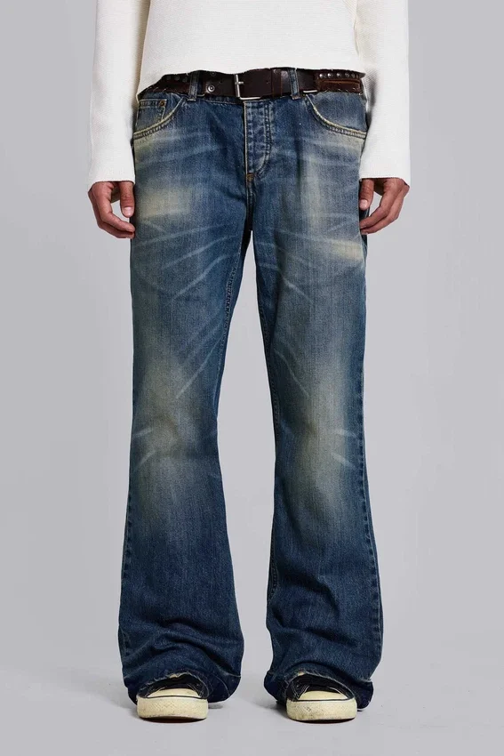 Mid Wash Blue Jude Bootcut Jeans