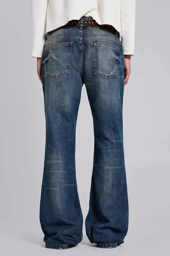 Mid Wash Blue Jude Bootcut Jeans