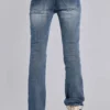 Militärinspirerade Bootcut-Jeans i färgen Cooper