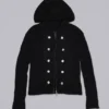 Militärtröja med huva