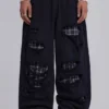Mönstrade Monster Joggers i lager-på-lager-stil
