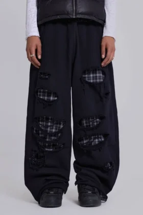 Mönstrade Monster Joggers i lager-på-lager-stil