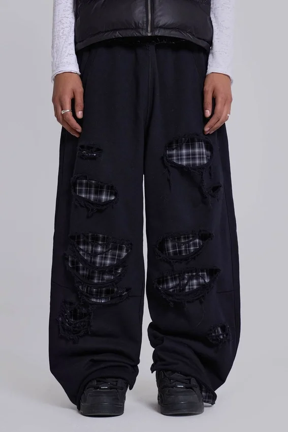 Mönstrade Monster Joggers i lager-på-lager-stil