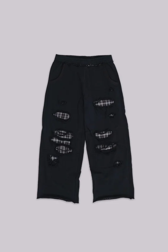 Mönstrade Monster Joggers i lager-på-lager-stil