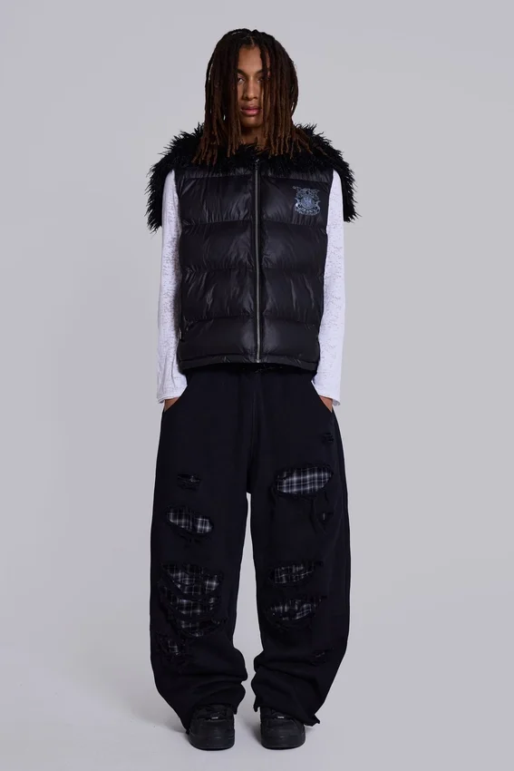 Mönstrade Monster Joggers i lager-på-lager-stil
