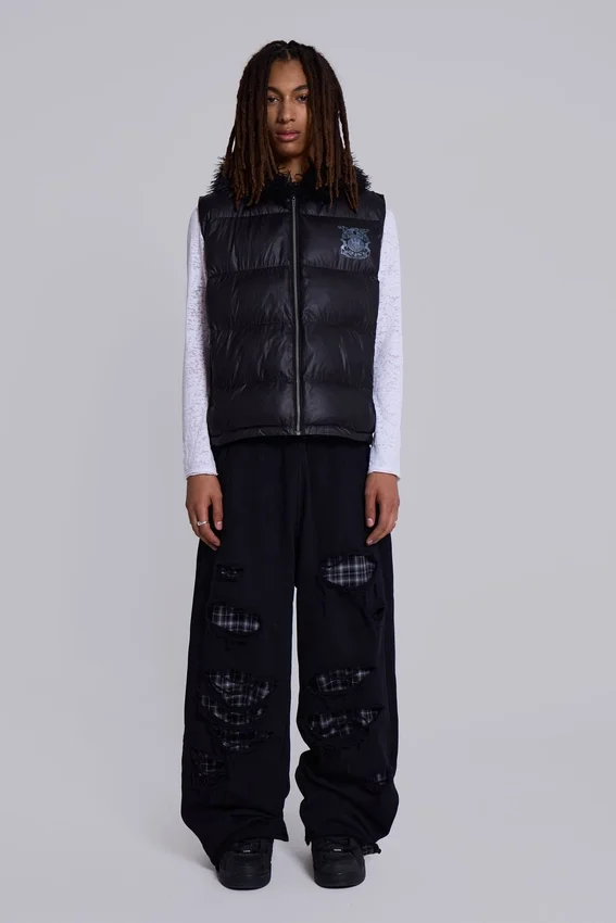 Mönstrade Monster Joggers i lager-på-lager-stil