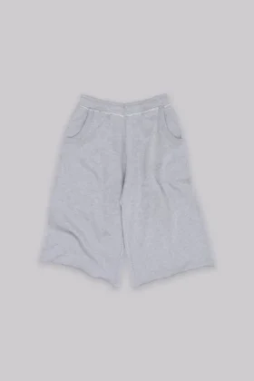 Monster 3/4-shorts i gråmelerat
