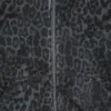 Monster Hoodie i kolgrå leopardmönster