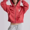 Monster Hoodie i sliten stil
