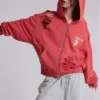 Monster Hoodie i sliten stil