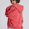 Monster Hoodie i sliten stil