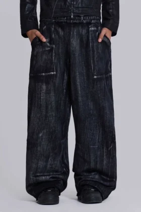 Monster Joggers i gunmetal-tvätt