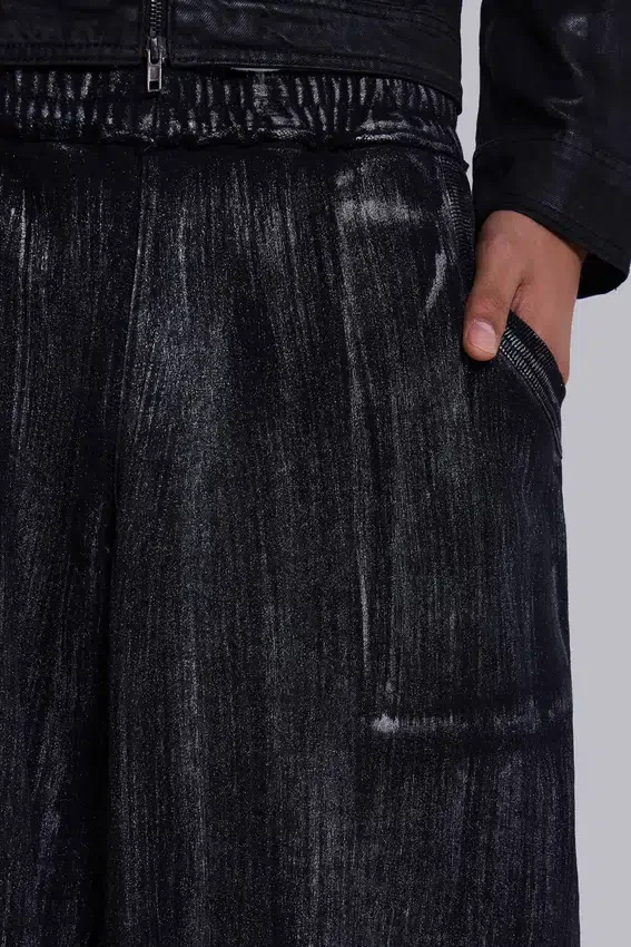 Monster Joggers i gunmetal-tvätt