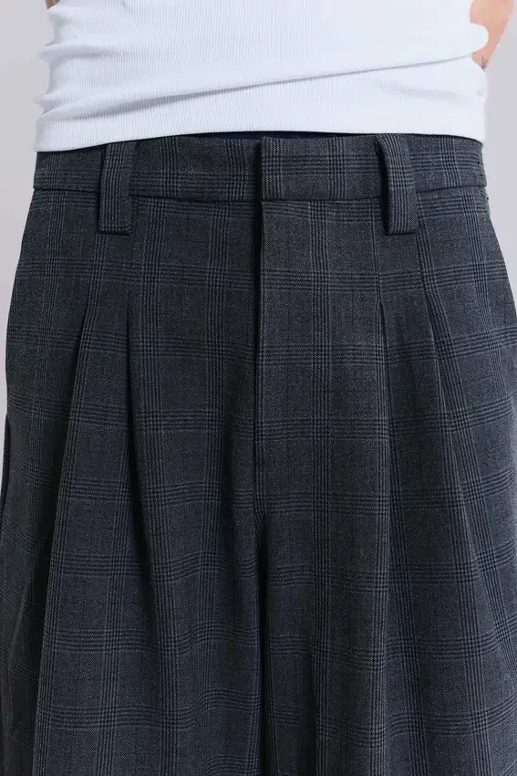 Mörk rutiga Goliath Shorts