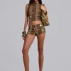 Myrica Mirror minishorts